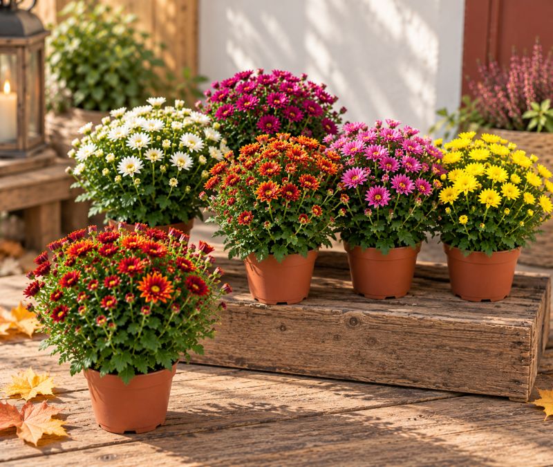 Chrysanthème Milkshake – Coloris variés